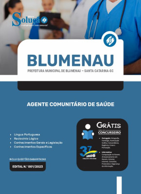 Apostila Prefeitura de Blumenau - SC - Agente Comunitário de Saúde - Imagem 3