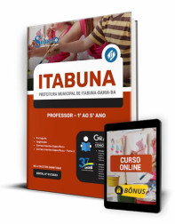 Capa Apostila Prefeitura de Itabuna - BA - Professor - 1º ao 5º ano