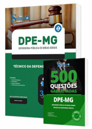 Capa Combo Impresso DPE-MG - Técnico da Defensoria Pública