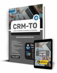 Capa Apostila CRM-TO - Auxiliar Administrativo