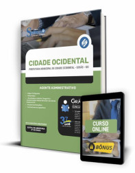 Capa Apostila Prefeitura de Cidade Ocidental - GO - Agente Administrativo