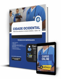 Capa Apostila Prefeitura de Cidade Ocidental - GO - Técnico em Enfermagem