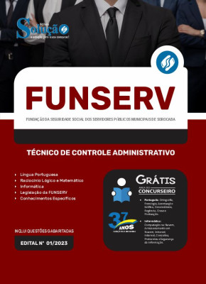 Apostila FUNSERV - Técnico de Controle Administrativo - Imagem 3