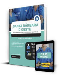 Capa Apostila Prefeitura de Santa Bárbara D Oeste - SP - Técnico em Enfermagem