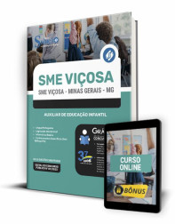 Capa Apostila SME Viçosa - MG - Auxiliar de Educação Infantil