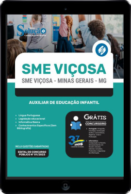 Apostila SME Viçosa - MG em PDF - Auxiliar de Educação Infantil - Imagem 1