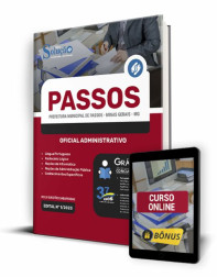 Capa Apostila Prefeitura de Passos - MG - Oficial Administrativo