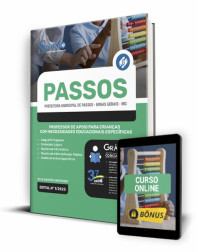 Capa Apostila Prefeitura de Passos - MG - Professor de Apoio para Crianças com Necessidades Educacionais Específicas
