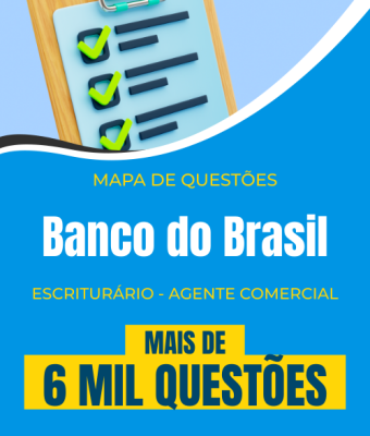 Mapa de Questões Online - Banco do Brasil Agente Comercial - 6 Mil Questões - Imagem 1