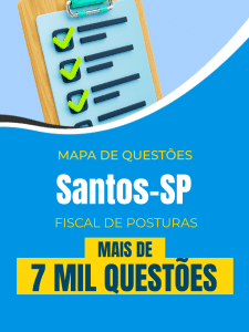 Mapa de Questões Online - Pref. de Santos - Fiscal de Posturas - 7 Mil Questões - Imagem 1