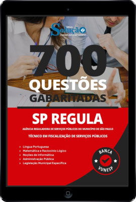 Caderno de Questões SP REGULA - Técnico em Fiscalização de Serviços Públicos em PDF - 700 Questões Gabaritadas - Imagem 1