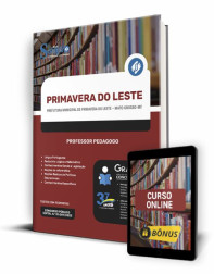 Capa Apostila Prefeitura de Primavera do Leste - MT - Professor Pedagogo