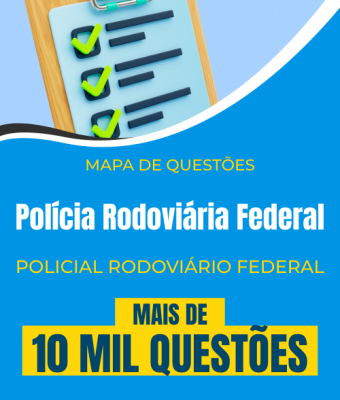 Mapa de Questões Online - PRF - Policial Rodoviário Federal - 10 Mil Questões - Imagem 1