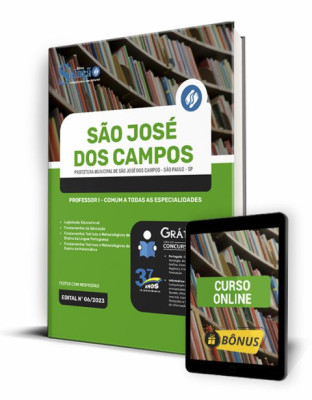 Apostila Prefeitura de São José dos Campos - SP - Professor I - Comum a Todas as Especialidades - Imagem 1