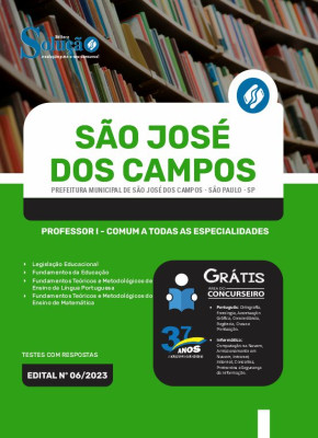 Apostila Prefeitura de São José dos Campos - SP - Professor I - Comum a Todas as Especialidades - Imagem 3