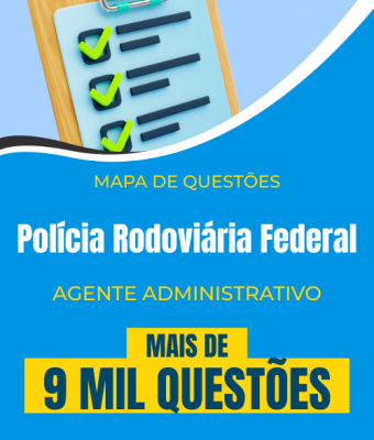 Mapa de Questões Online - PRF - Agente Administrativo - 9 Mil Questões - Imagem 1