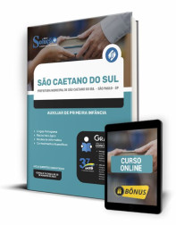 Capa Apostila Prefeitura de São Caetano do Sul - SP - Auxiliar de Primeira Infância