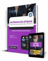 Capa Apostila Prefeitura de Atibaia - SP - Agente de Serviços Educacionais