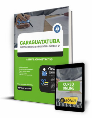 Apostila Prefeitura de Caraguatatuba - SP - Agente Administrativo - Imagem 1