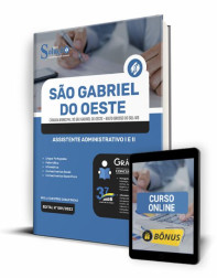 Capa Apostila Câmara de São Gabriel do Oeste - MS - Assistente Administrativo I e II