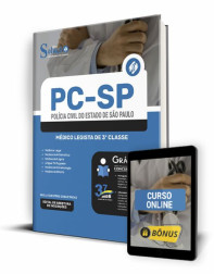 Capa Apostila PC-SP - Médico Legista de 3ª Classe