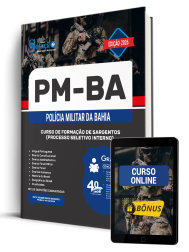 Capa Apostila PM-BA - Curso de Formação de Sargentos (Processo Seletivo Interno)