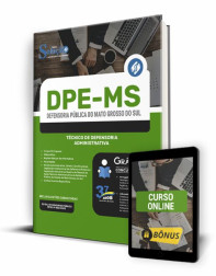 Capa Apostila DPE-MS - Técnico de Defensoria - Administrativa