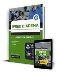 Capa Apostila IPRED Diadema - SP - Agente de Serviço
