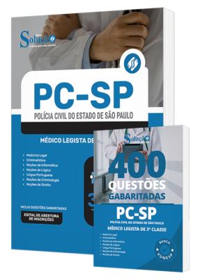 Combo Impresso PC-SP - Médico Legista de 3ª Classe - Imagem 1
