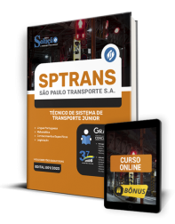Capa Apostila SPTrans - Técnico de Sistema de Transporte Júnior