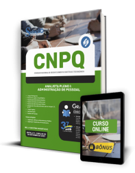 Capa Apostila CNPQ - Analista Pleno I: Administração de Pessoal