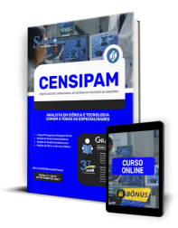 Capa Apostila CENSIPAM - Analista em Ciência e Tecnologia - Comum a Todas as Especialidades