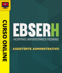 Capa Curso EBSERH - Assistente Administrativo