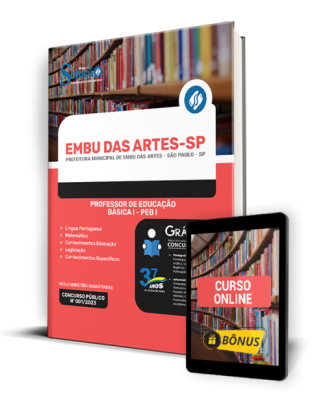 Apostila Prefeitura de Embu das Artes - SP 2023 - Professor de Educação Básica I - PEB I.Prepare-... Apostila Prefeitura de Embu das Artes - SP - Professor de Educação Básica I - PEB I