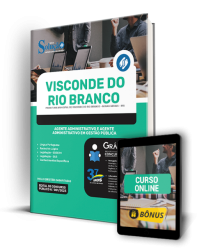 Capa Apostila Prefeitura de Visconde do Rio Branco - MG - Agente Administrativo e Agente Administrativo em Gestão Pública
