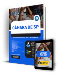 Capa Apostila Câmara de SP - Consultor Técnico Legislativo - Administração