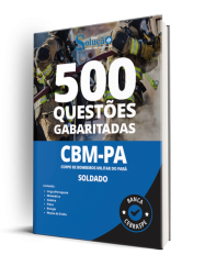Capa Caderno de Questões CBM-PA - Soldado - 500 Questões Gabaritadas