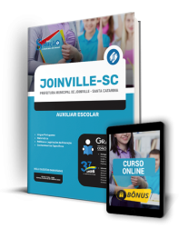 Capa Apostila Prefeitura de Joinville - SC - Auxiliar Escolar