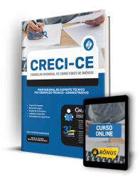 Capa Apostila CRECI-CE - Profissional de Suporte Técnico - PST/Serviços Técnico-Administrativo