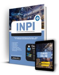 Capa Apostila INPI - Tecnologista em Propriedade Industrial - Área: T1 - Formação: Qualquer Área de Formação