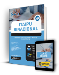 Capa Apostila Itaipu Binacional - Profissional Nível Suporte I - Função: Administrativo
