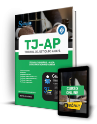 Capa Apostila TJ-AP - Técnico Judiciário - Área: Judiciária/Administrativa