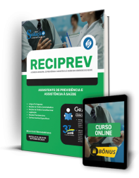 Capa Apostila RECIPREV - Assistente de Previdência e Assistência à Saúde