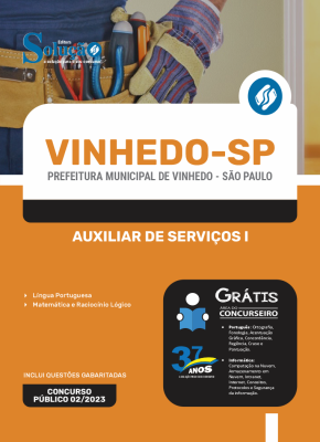 Apostila Prefeitura de Vinhedo - SP - Auxiliar de Serviços I - Imagem 3