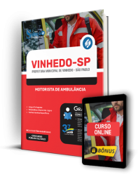 Capa Apostila Prefeitura de Vinhedo - SP - Motorista de Ambulância