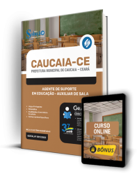 Capa Apostila Prefeitura de Caucaia - CE - Agente de Suporte em Educação - Auxiliar de Sala