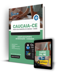 Capa Apostila Prefeitura de Caucaia - CE - Agente de Suporte em Educação - Cuidador