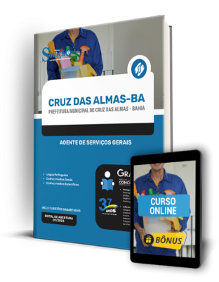 Apostila Prefeitura de Cruz das Almas - BA - Agente de Serviços Gerais - Imagem 1