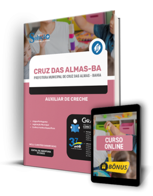 Apostila Prefeitura de Cruz das Almas - BA - Auxiliar de Creche - Imagem 1