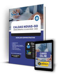 Capa Apostila Câmara de Caldas Novas - GO - Auxiliar Administrativo